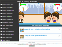 Tablet Screenshot of juegoscocinarestaurante.com